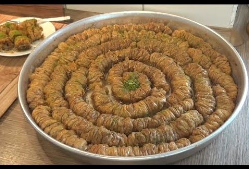 Gürsu Usulü Tatlı Büzgülü Baklava Tarifi