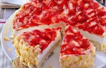 Aydın Usulü Tatlı Cheesecake Çilekli-Meyveli Tarifi