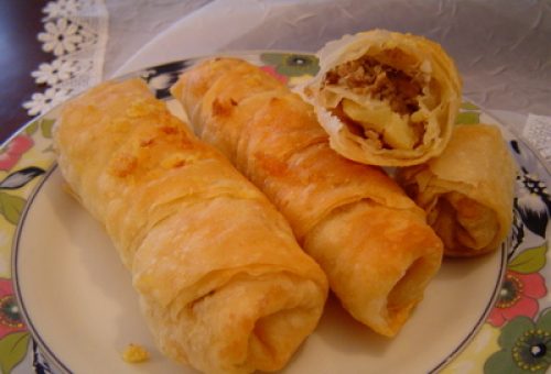 Kıymalı Patatesli Yufka Böreği Tarifi