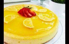 Kumlu Usulü Tatlı Limon Cheesecake Tarifi