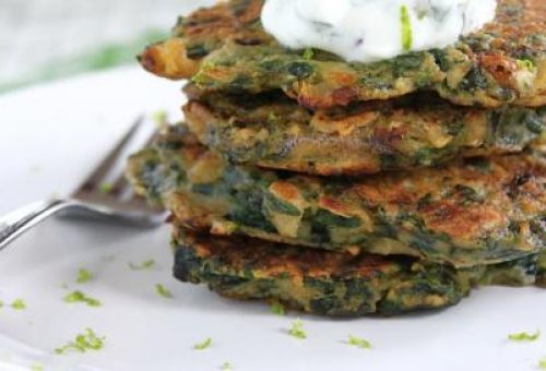 Lor Peynirli Ispanaklı Pancake Tarifi