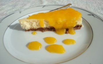 Şırnak Usulü Tatlı Portakal Soslu Cheesecake Tarifi