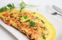 Somon Balıklı Omlet Tarifi