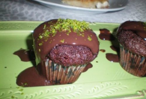Türkiye home-style Recipes Çikolata Soslu Muffin Kek Tarifi