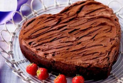 Somali home-style Recipes Çikolatalı Kalp Kek Tarifi